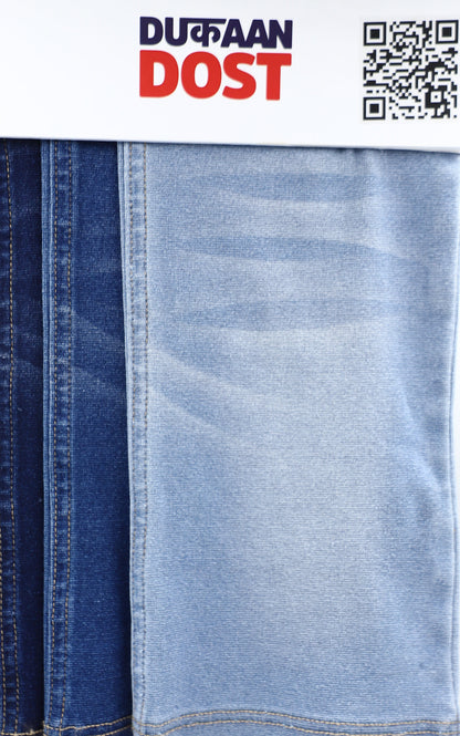 1X1 INDIGO LYCRA RIB