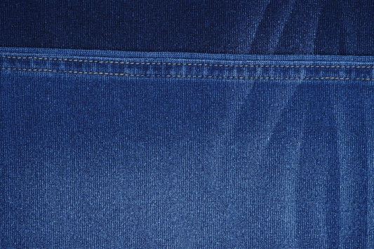 1X1 INDIGO LYCRA RIB